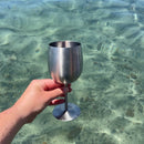 Tail Gater Tire Table Wine Glass - 18 oz