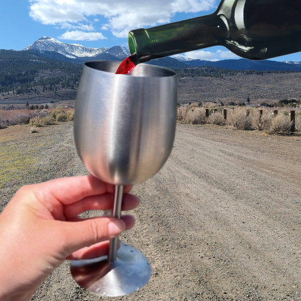 Tail Gater Tire Table Wine Glass - 18 oz