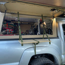 Tail Gater Tire Table  Hanging Shelf for Vanlife & Camping