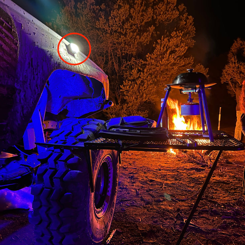 Tail Gater Tire Table Magnetic Overland Light