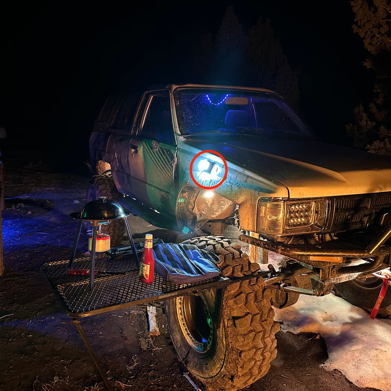 Tail Gater Tire Table Magnetic Overland Light