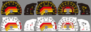 TEQ Customs Glow Gauges for Toyota 4Runner (1996-1998)