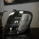 TEQ Customs Access Cab Black Corner Lights for Toyota Tundra (2000-2004)