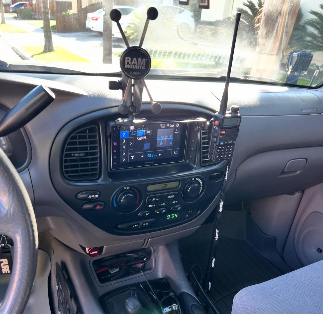 TEQ Offroad Center Console Dash Modular Accessory Mount for Tundra ...