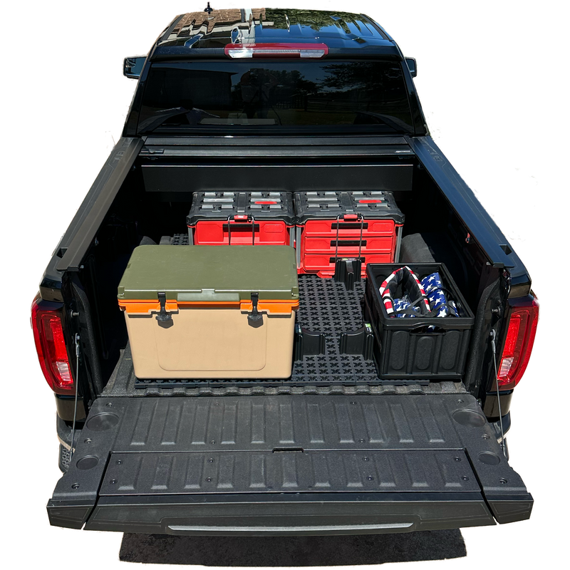 Tmat Truck Bed Organizer Slide Out Mat | Universal Fit for Standard Beds 6'6" to 6'9" - Aspire Auto Accessories