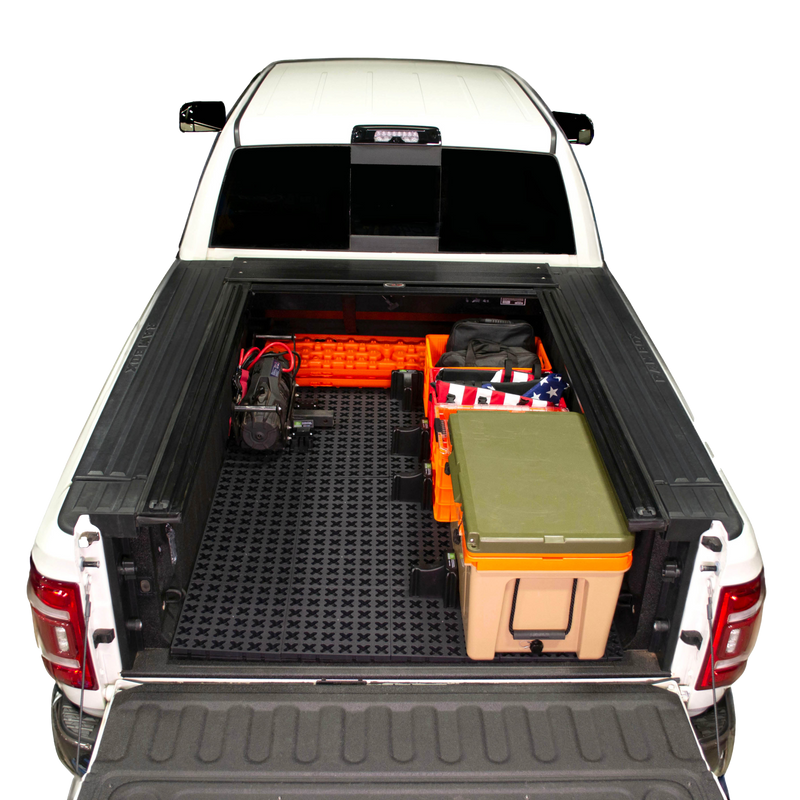 Tmat Truck Bed Organizer Slide Out Mat | Universal Fit for Standard Beds 6' to 6'5" - Aspire Auto Accessories