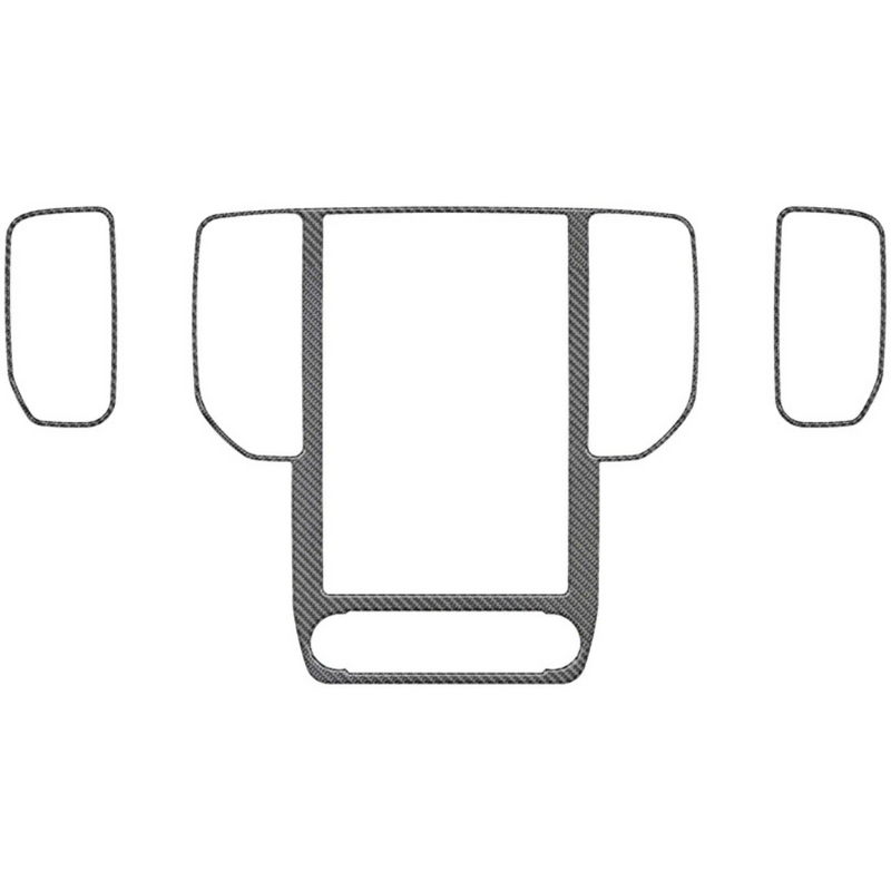 Tufskinz Display Screen/A.C. Vent Accent Trim for Ford Ranger (2024-2025) - Aspire Auto Accessories