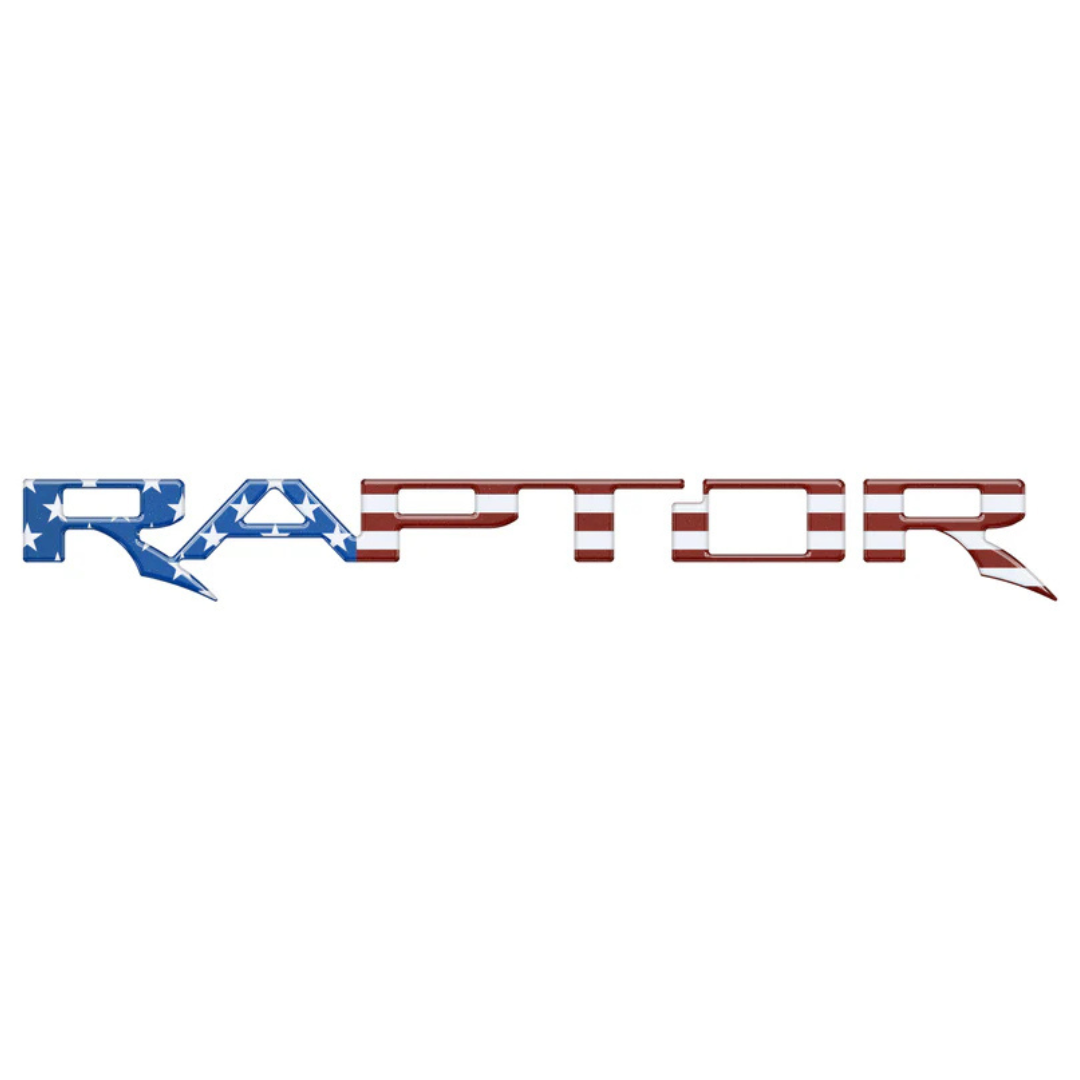 Tufskinz Raptor Tailgate Emblem Inserts for Ford Ranger (2024-2026)