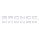 Tufskinz Running Board Letter Inserts/Overlays for Ford Bronco (2021-2025) - Aspire Auto Accessories