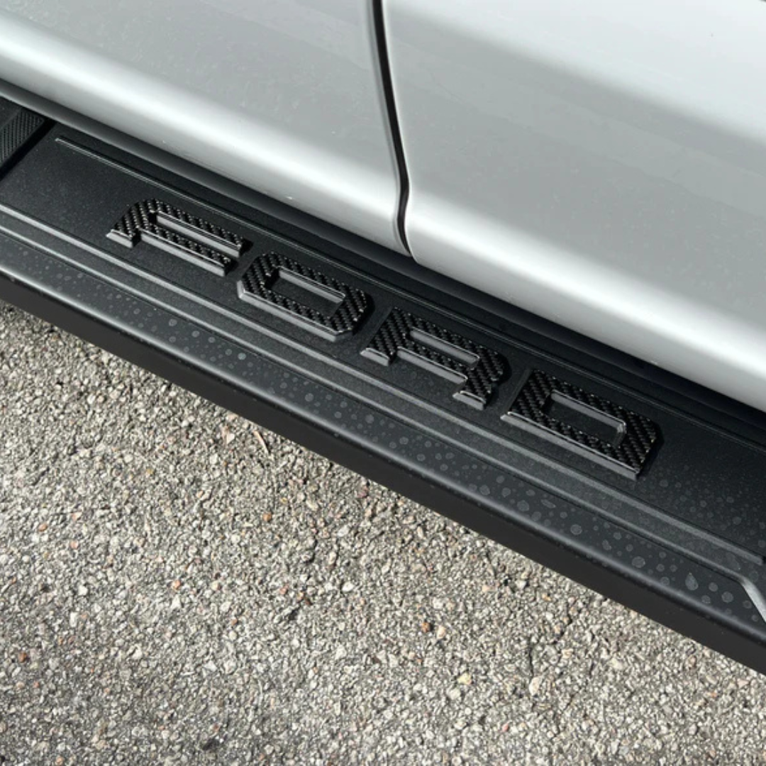 Tufskinz Running Board Letter Inserts for Super Duty & F-150 (2023-202