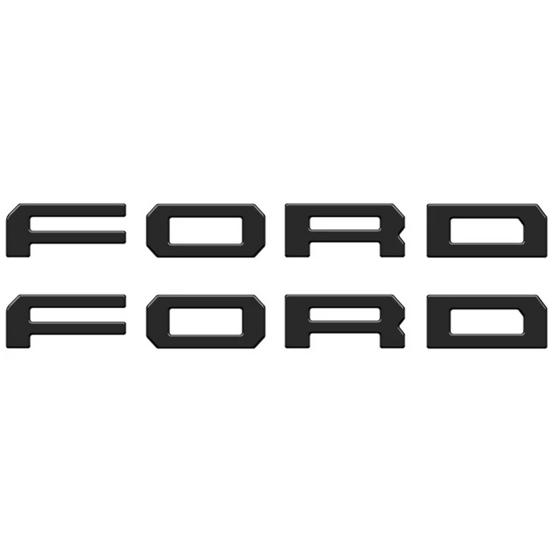 Tufskinz Running Board Letter Inserts for Super Duty & F-150 (2023-2025) - Aspire Auto Accessories