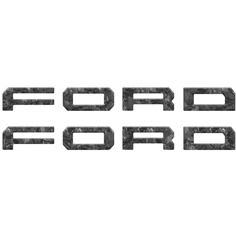 Tufskinz Running Board Letter Inserts for Super Duty & F-150 (2023-2025) - Aspire Auto Accessories