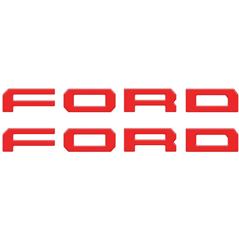 Tufskinz Running Board Letter Inserts for Super Duty & F-150 (2023-2025) - Aspire Auto Accessories