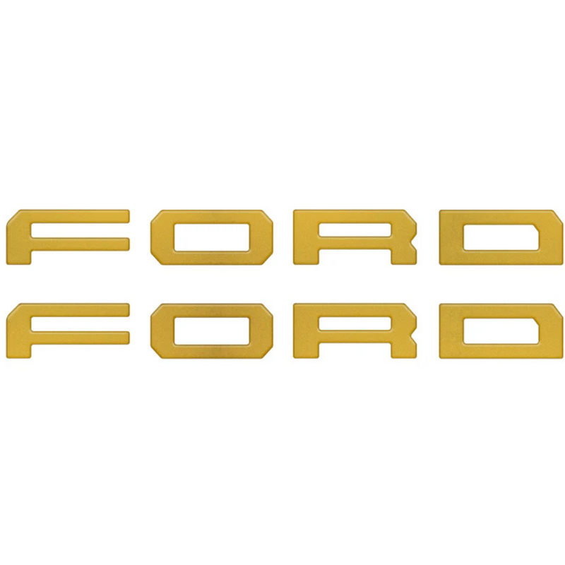 Tufskinz Running Board Letter Inserts for Super Duty & F-150 (2023-2025) - Aspire Auto Accessories