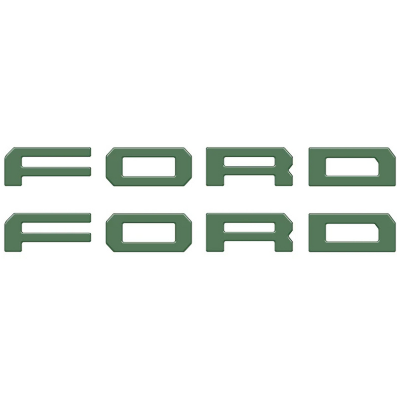 Tufskinz Running Board Letter Inserts for Super Duty & F-150 (2023-2025) - Aspire Auto Accessories