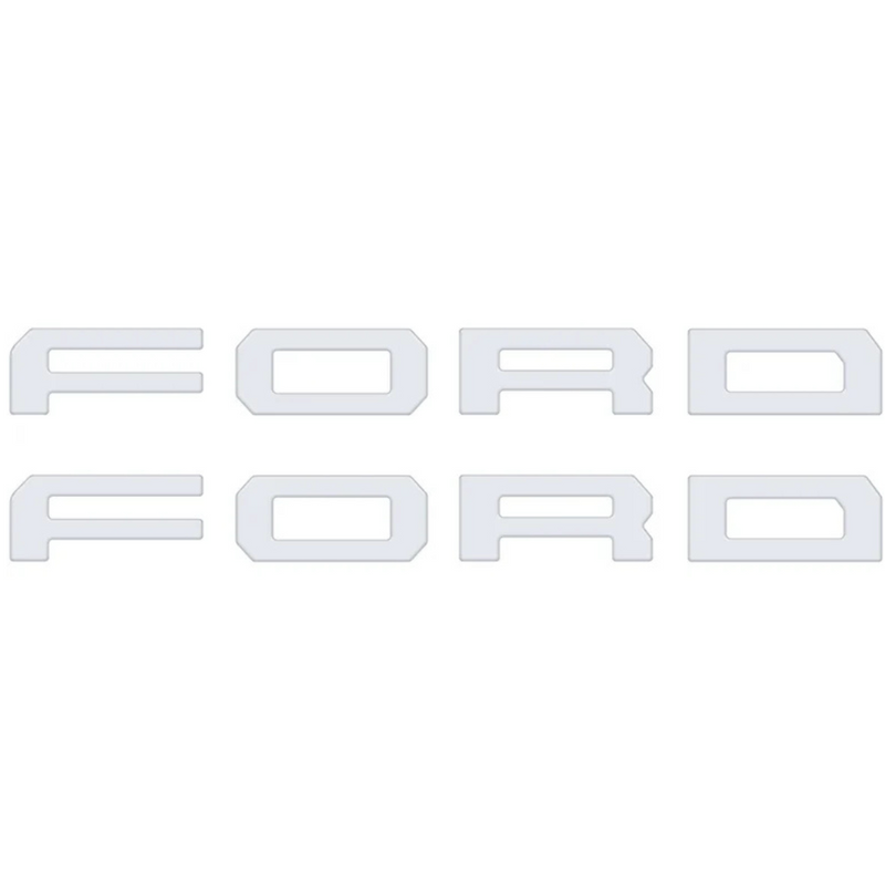 Tufskinz Running Board Letter Inserts for Super Duty & F-150 (2023-2025) - Aspire Auto Accessories