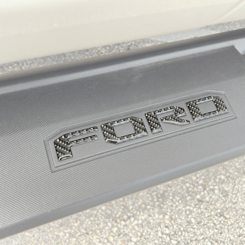 Tufskinz Running Board Letter Inserts for Super Duty & F-150 (2023-2025) - Aspire Auto Accessories