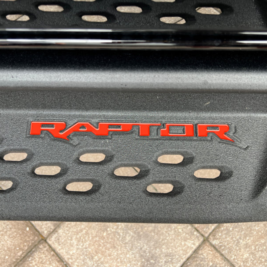 Tufskinz Raptor Running Board Letter Overlays for Ford Bronco Raptor