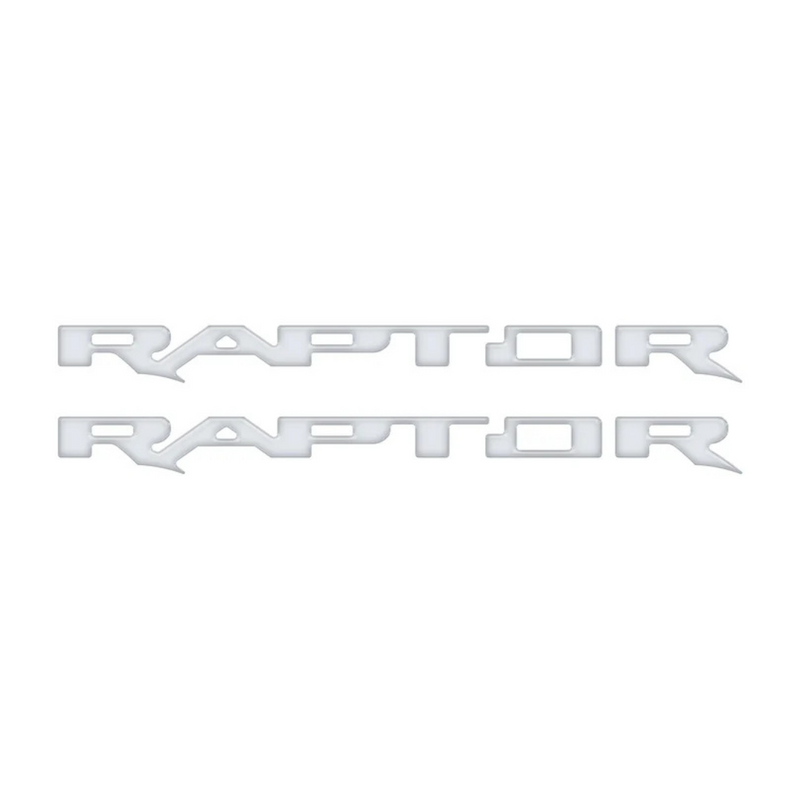Tufskinz Raptor Running Board Letter Overlays for Ford Bronco Raptor (2022-2025) - Aspire Auto Accessories