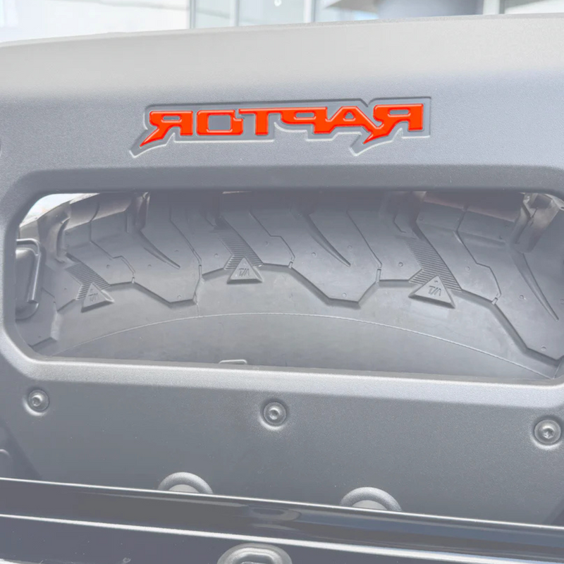 Tufskinz Raptor Third Brake Light Letter Inserts for Ford Bronco (2022-2025) - Aspire Auto Accessories