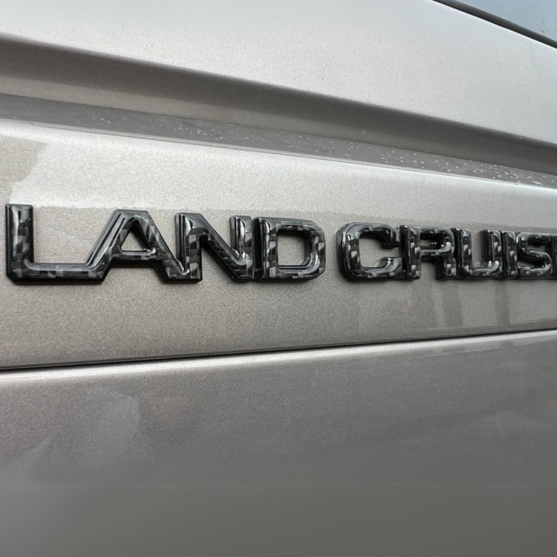 Tufskinz Rear Liftgate Letter Overlays for Land Cruiser (2024-2025) - Aspire Auto Accessories