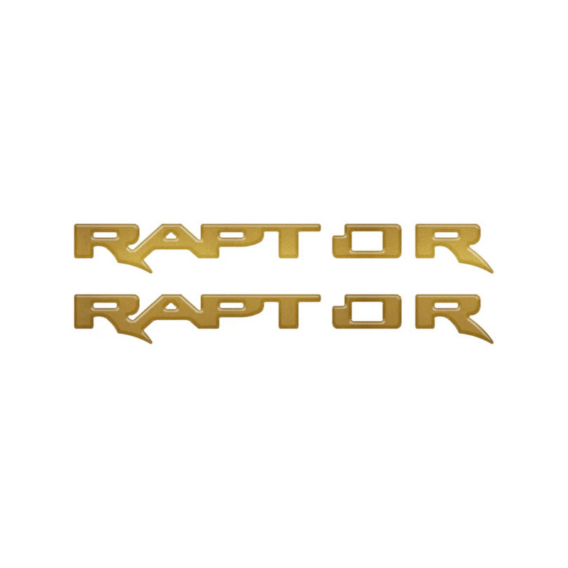 Tufskinz Raptor Running Board Emblem Overlays for Ford Ranger (2024-2025) - Aspire Auto Accessories