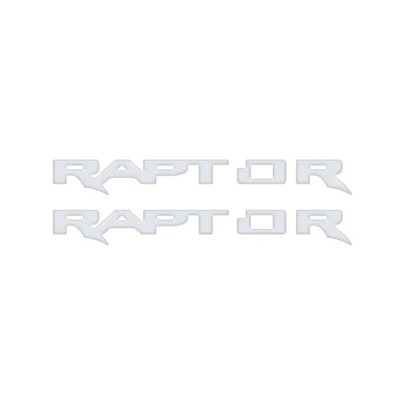 Tufskinz Raptor Running Board Emblem Overlays for Ford Ranger (2024-2025) - Aspire Auto Accessories