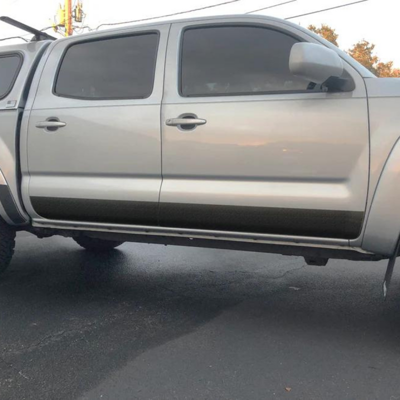 Auto Body Master Rocker Panel Protector Tufskinz Rocker Panel Protection Overlays for Tacoma (2005-2015 ...