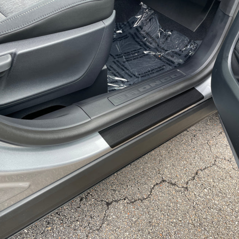 Tufskinz Door Sill Protection Overlays (4 Door) for Ford Bronco (2021-2024) - Aspire Auto Accessories
