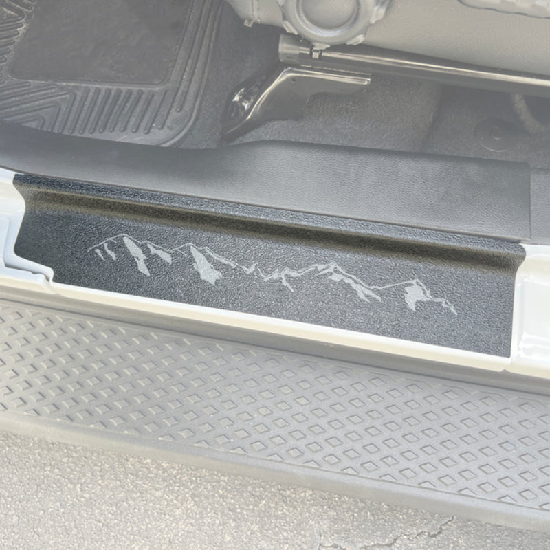 Tufskinz Textured Door Sill Overlays for Jeep Wrangler (2019-2024) - Aspire Auto Accessories