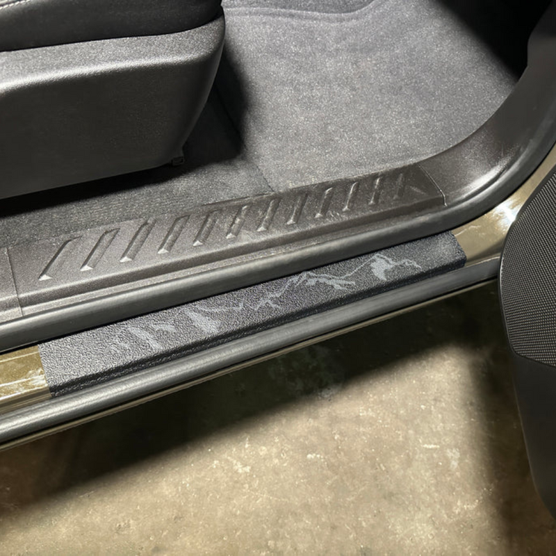 Tufskinz Door Sill Textured Overlays for Chevrolet Colorado & GMC Canyon (2023-2024) - Aspire Auto Accessories