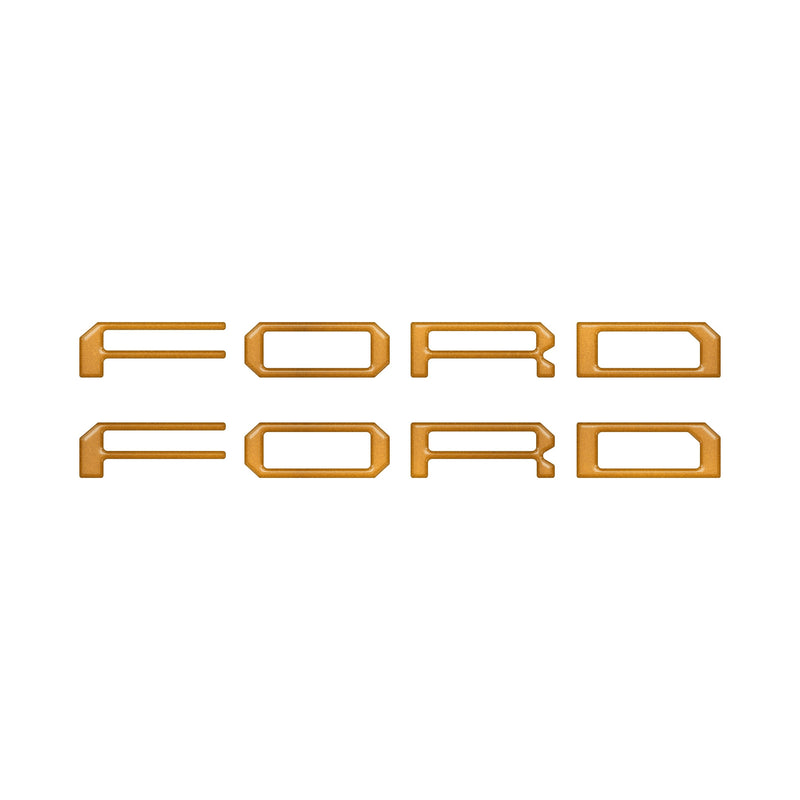 Tremor/Raptor Running Board Letter Inserts Fits 2025-2026 Ford F-150/Super Duty