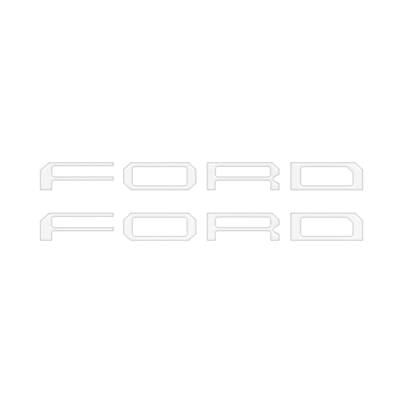 Tremor/Raptor Running Board Letter Inserts Fits 2025-2026 Ford F-150/Super Duty