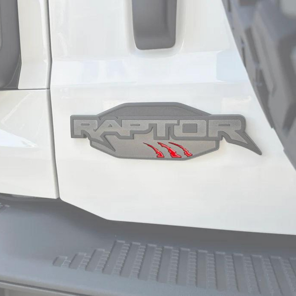 Tufskinz Raptor Emblem Claw Mark Inserts for Ford Bronco Raptor (2023-2024) - Aspire Auto Accessories