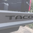 Tufskinz Bed Rail Letter Overlays for Toyota Tacoma (2024-2025) - Aspire Auto Accessories