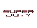 Tufskinz "SUPER DUTY" Hood Letter Inserts for Ford Super Duty (2017-2022) - Aspire Auto Accessories