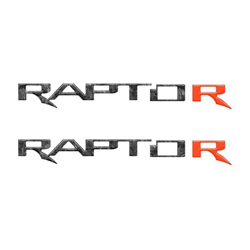 Tufskinz Hood Cowl Emblem Inserts for Ford F-150/Bronco Raptor (2021-2024) - Aspire Auto Accessories