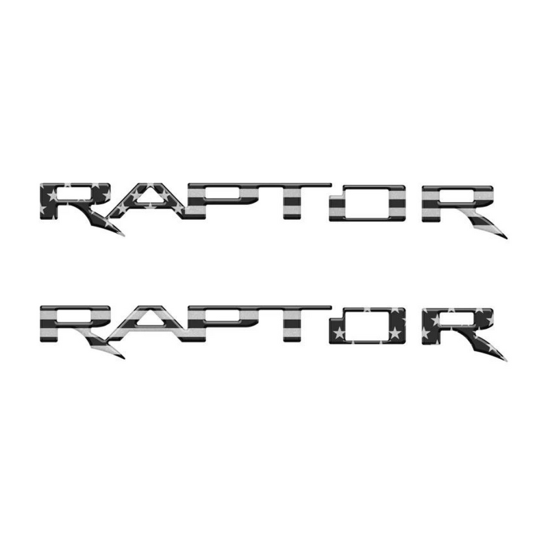 Tufskinz Hood Cowl Emblem Inserts for Ford F-150/Bronco Raptor (2021-2024) - Aspire Auto Accessories