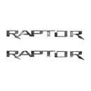 Tufskinz Hood Cowl Emblem Inserts for Ford F-150/Bronco Raptor (2021-2024) - Aspire Auto Accessories