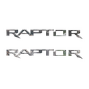 Tufskinz Hood Cowl Emblem Inserts for Ford F-150/Bronco Raptor (2021-2024) - Aspire Auto Accessories