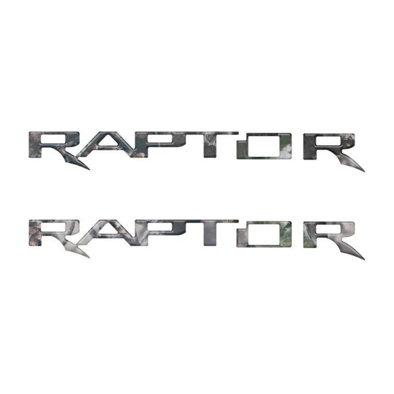 Tufskinz Hood Cowl Emblem Inserts for Ford F-150/Bronco Raptor (2021-2024) - Aspire Auto Accessories