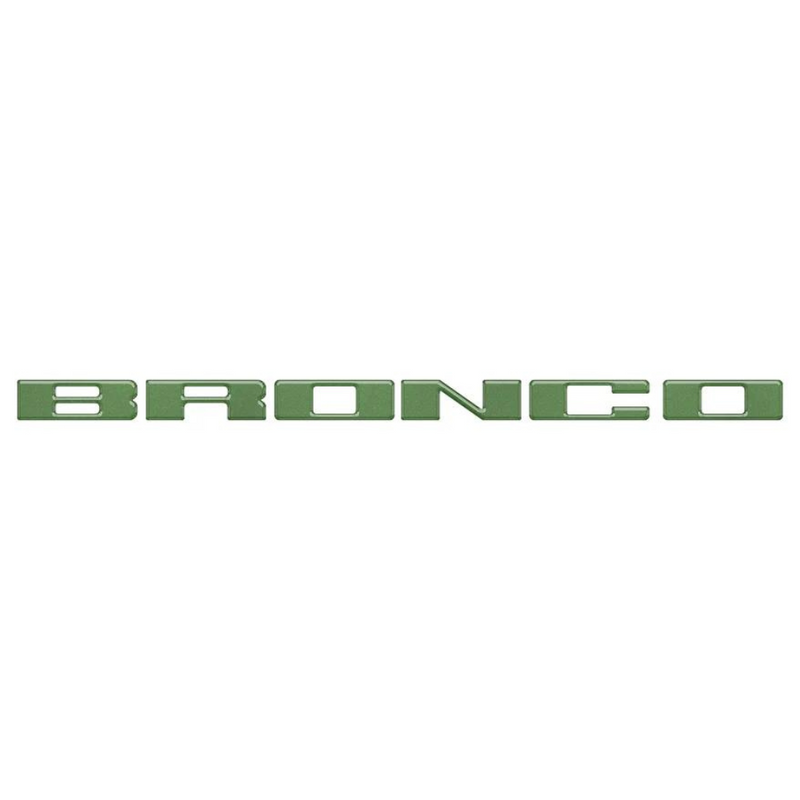 Tufskinz Front Grille Letter Overlays for Ford Bronco (2021-2024) - Aspire Auto Accessories