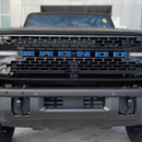 Tufskinz Front Grille Letter Overlays for Ford Bronco (2021-2024) - Aspire Auto Accessories