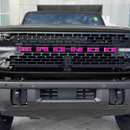 Tufskinz Front Grille Letter Overlays for Ford Bronco (2021-2024) - Aspire Auto Accessories