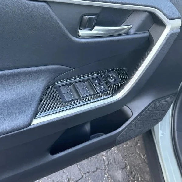 Tufskinz Door Switches Accent Trim for Rav4 (2019-2024) - Aspire Auto Accessories