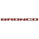 Tufskinz Front Grille Letters Overlays for Ford Bronco Sport (2021-2024) - Aspire Auto Accessories