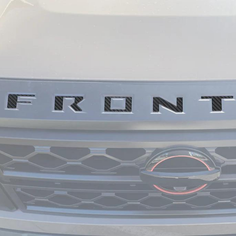 Tufskinz Grille Letter Inserts for Nissan Frontier (2022-2024) - Aspire Auto Accessories