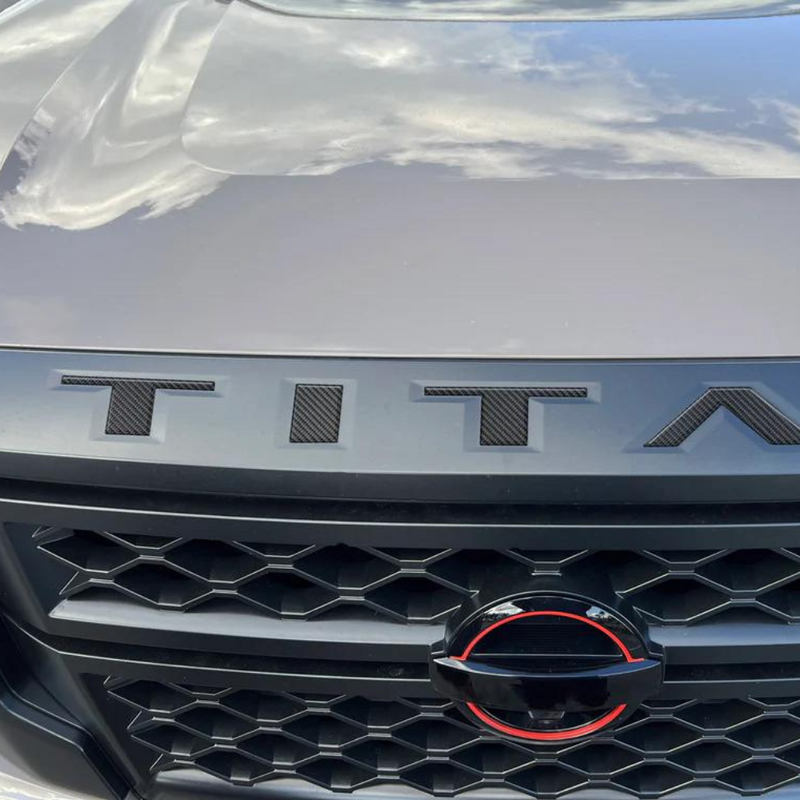Tufskinz Grille Letter Inserts for Nissan Titan (2022-2024) - Aspire Auto Accessories