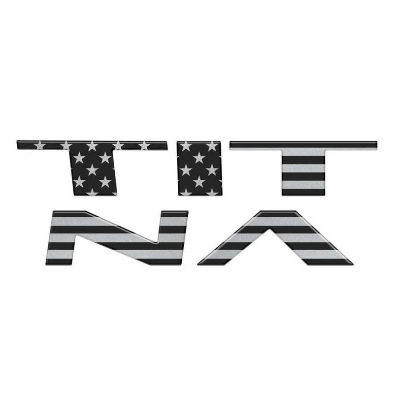 Tufskinz Grille Letter Inserts for Nissan Titan (2022-2024) - Aspire Auto Accessories