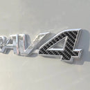 Tufskinz Rear Emblem "4" Letter Inserts for Toyota Rav4 (2019-2024) - Aspire Auto Accessories